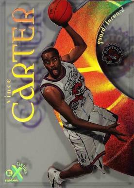 1998 Skybox E-X Century  Vince Carter #89 Basketball Card