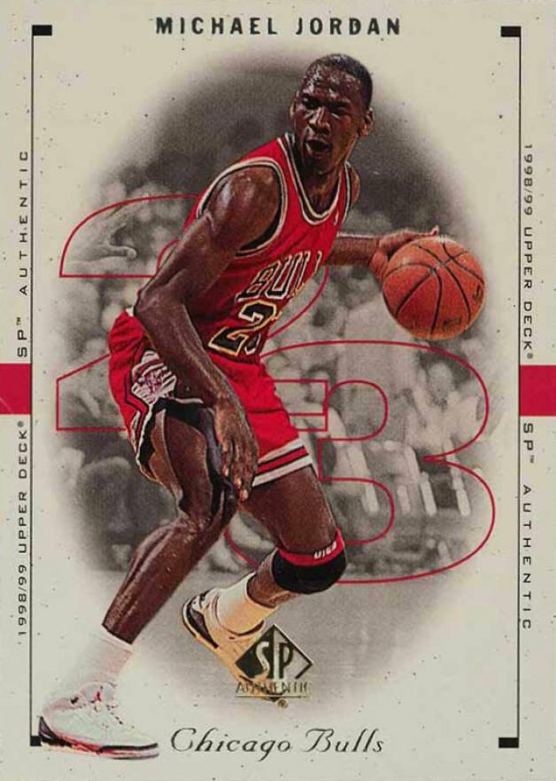 1998 SP Authentic Michael Jordan #1 Basketball Card