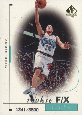 1998 SP Authentic Mike Bibby #92 Basketball Card