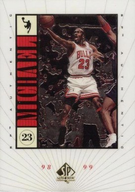 1998 SP Authentic Michael Michael Jordan #M2 Basketball Card