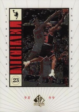 1998 SP Authentic Michael Michael Jordan #M5 Basketball Card