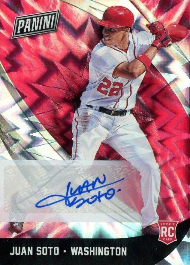 2018 Panini Black Friday Juan Soto #48 Baseball Card