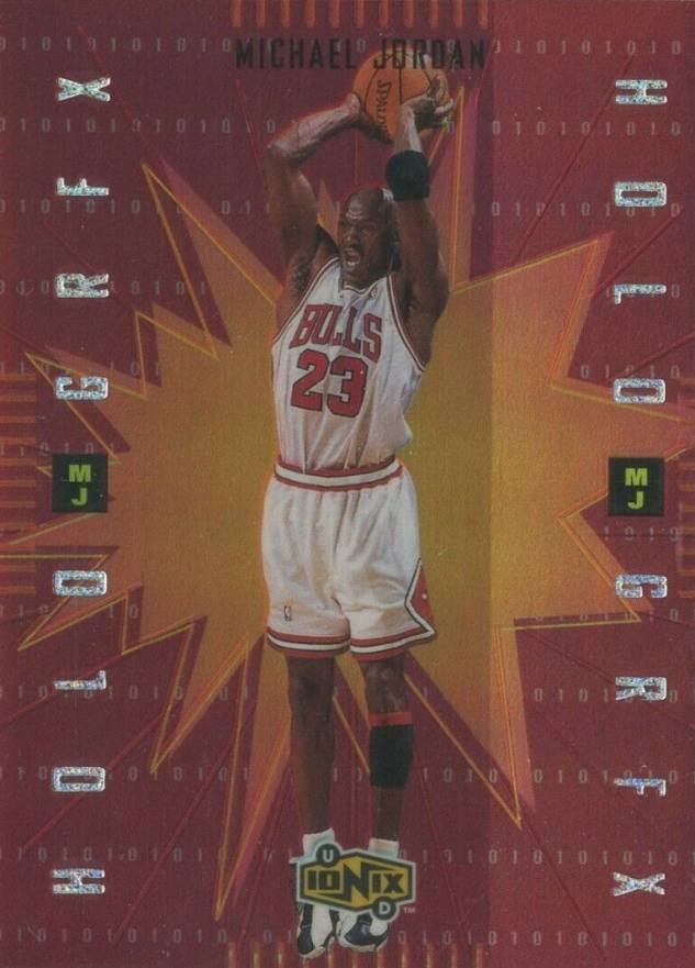1998 Upper Deck Ionix Hologrxfx Michael Jordan #MJ2 Basketball Card