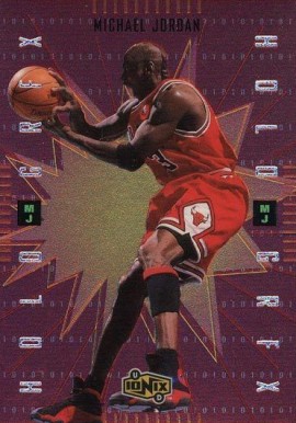 1998 Upper Deck Ionix Hologrxfx Michael Jordan #MJ8 Basketball Card