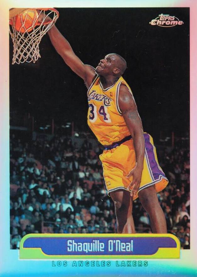 1999 Topps Chrome Shaquille O'Neal #23 Basketball Card