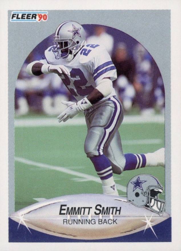 1990 Fleer Update Emmitt Smith #U-40 Football Card