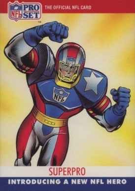 1990 Pro Set SuperPro # Football Card