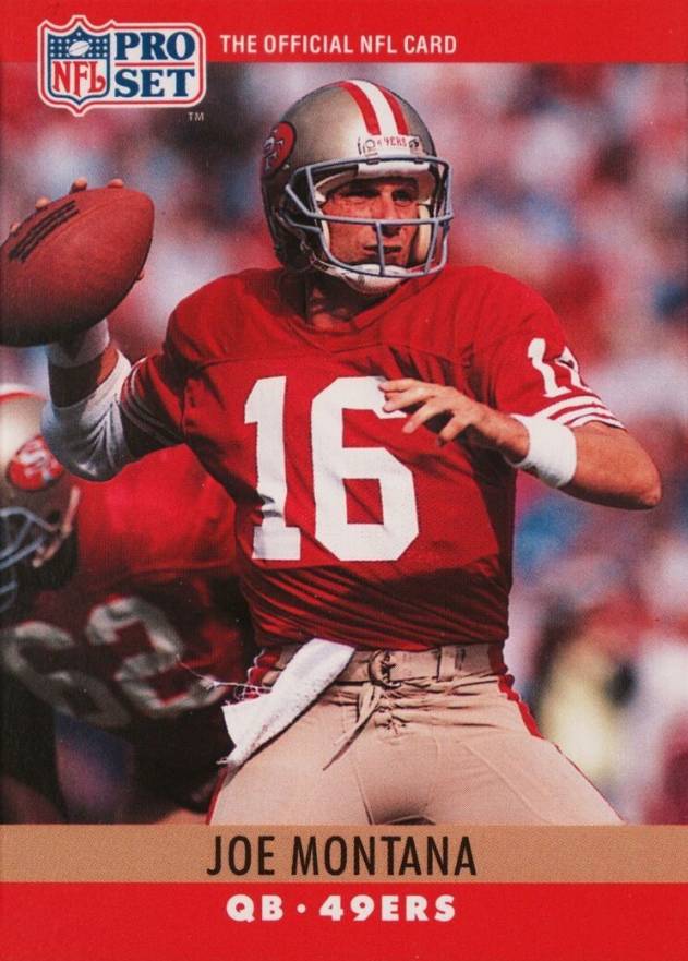 1990 Pro Set Joe Montana #293 Football Card