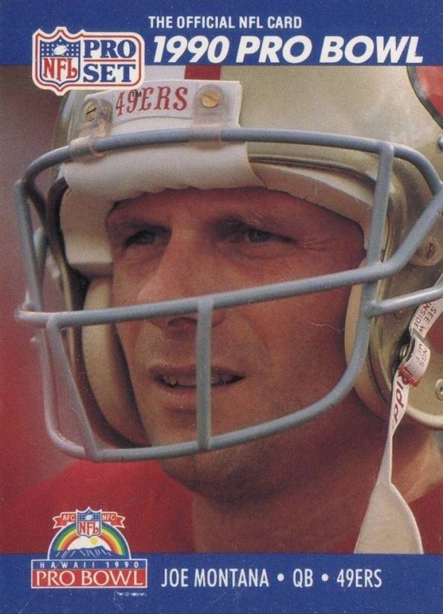 1990 Pro Set Joe Montana #408 Football Card