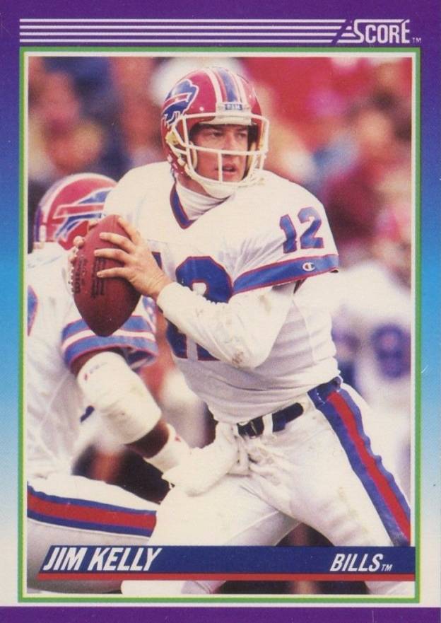 1990 Score Jim Kelly #112 Football Card