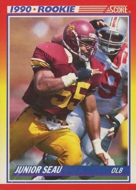 1990 Score Junior Seau #302 Football Card