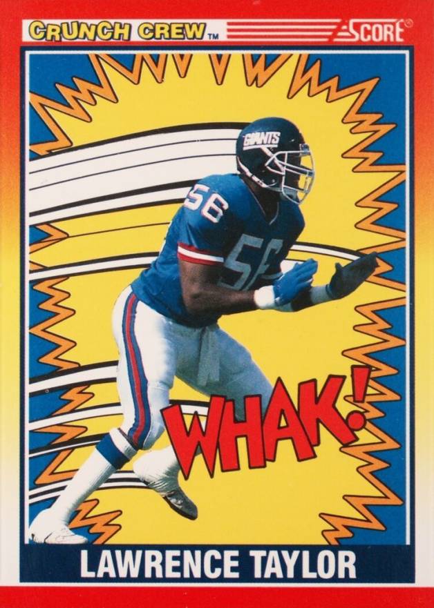 1990 Score Lawrence Taylor #552 Football Card