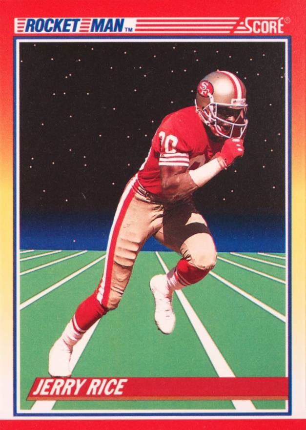 1990 Score Jerry Rice #556 Football Card