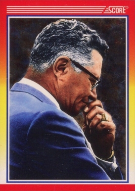 1990 Score Vince Lombardi #603 Football Card