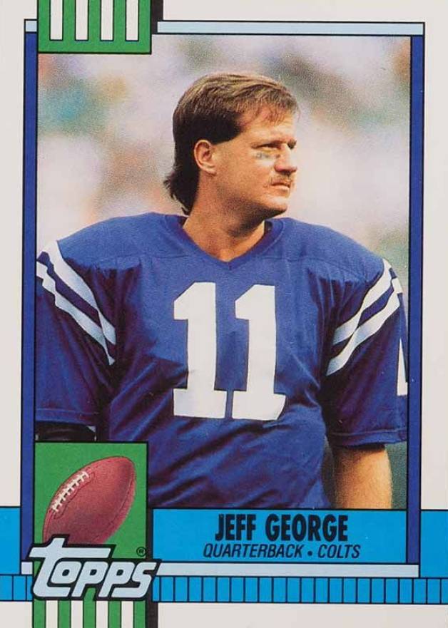 1990 Topps Traded Jeff George #41T Football Card