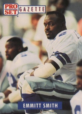 1991 Pro Set Emmitt Smith #1 Football Card