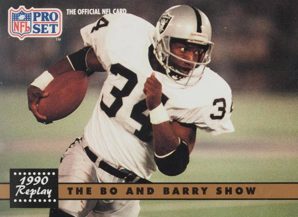 1991 Pro Set Barry Sanders/Bo Jackson #335 Football Card