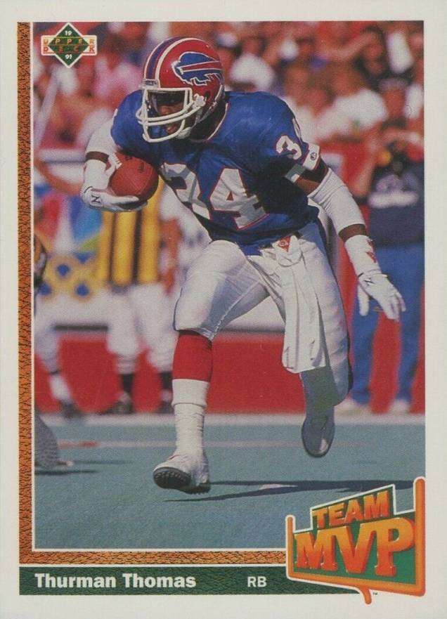 1991 Upper Deck Thurman Thomas #452 Football Card