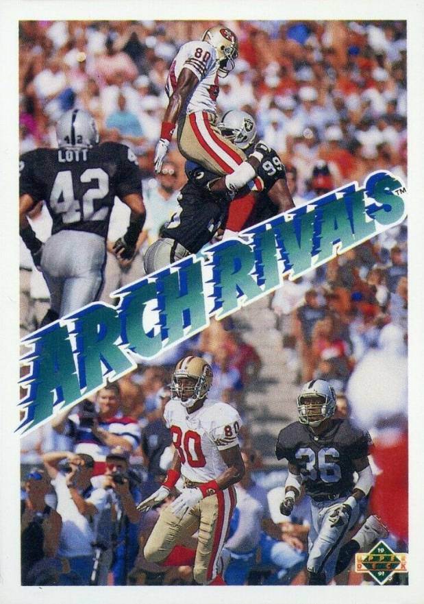 1991 Upper Deck Jerry Rice/Terry McDaniels #655 Football Card