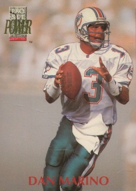 1992 Pro Set Power Dan Marino #13 Football Card