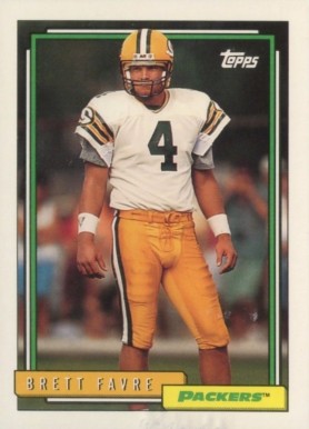 1992 Topps Brett Favre #696 Football Card