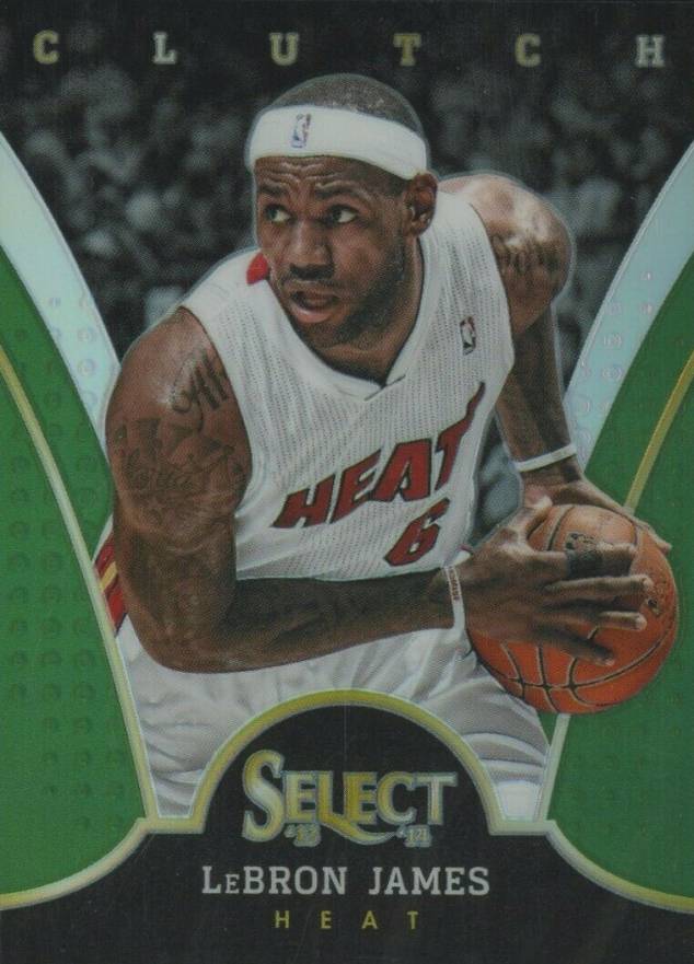 2013 Panini Select Clutch LeBron James #6 Basketball Card