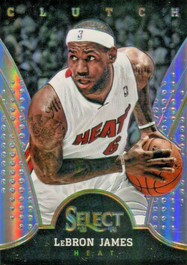 2013 Panini Select Clutch LeBron James #6 Basketball Card