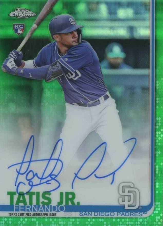 2019 Topps Chrome Rookie Autographs Fernando Tatis Jr. #RA-FT Baseball Card