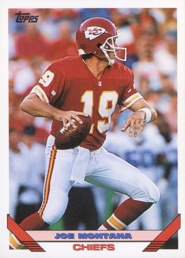 1993 Topps Joe Montana #340 Football Card