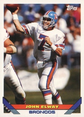 1993 Topps John Elway #100 Football Card