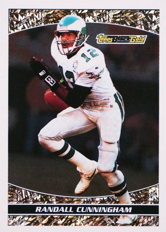 1993 Topps Black Gold Randall Cunningham #16 Football Card