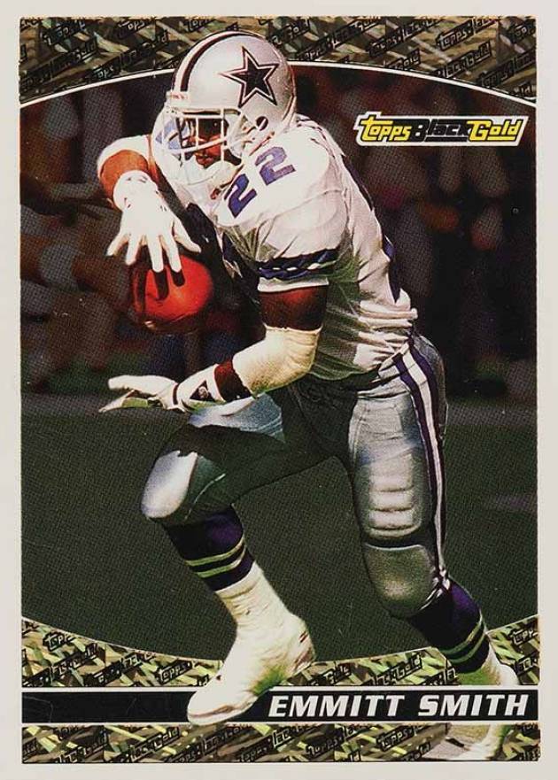 1993 Topps Black Gold Emmitt Smith #25 Football Card