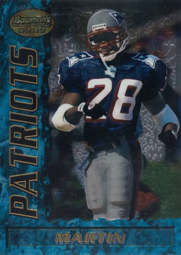 1995 Bowman's Best Curtis Martin #74 Football Card