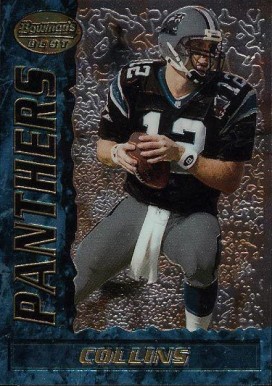 1995 Bowman's Best Kerry Collins #5 Football Card