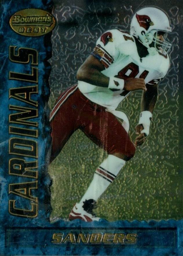 1995 Bowman's Best Frank Sanders #47 Football Card