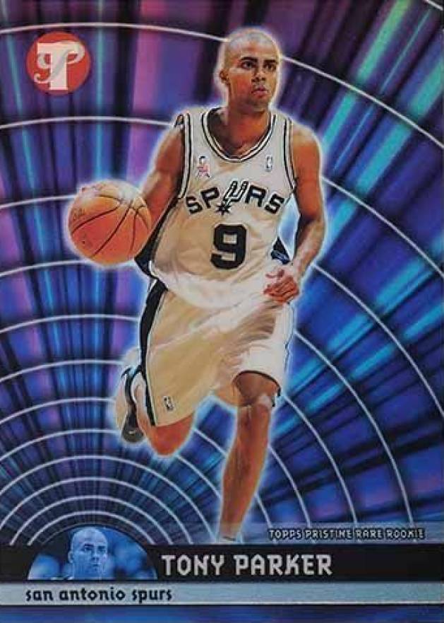 2001 Topps Pristine Tony Parker #110 Basketball Card