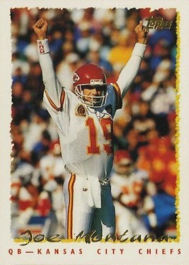 1995 Topps Joe Montana #420 Football Card