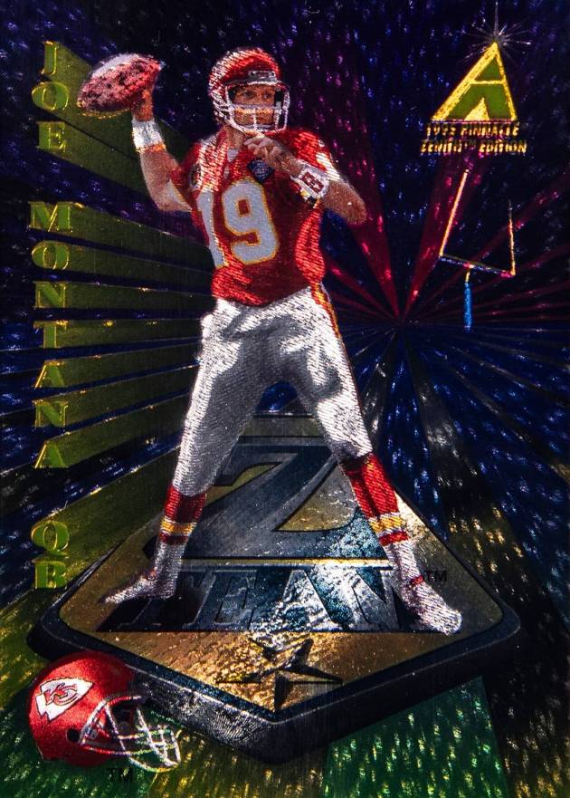 1995 Zenith Z-Team Joe Montana #ZT5 Football Card