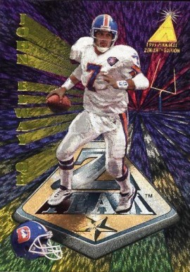 1995 Zenith Z-Team John Elway #ZT7 Football Card