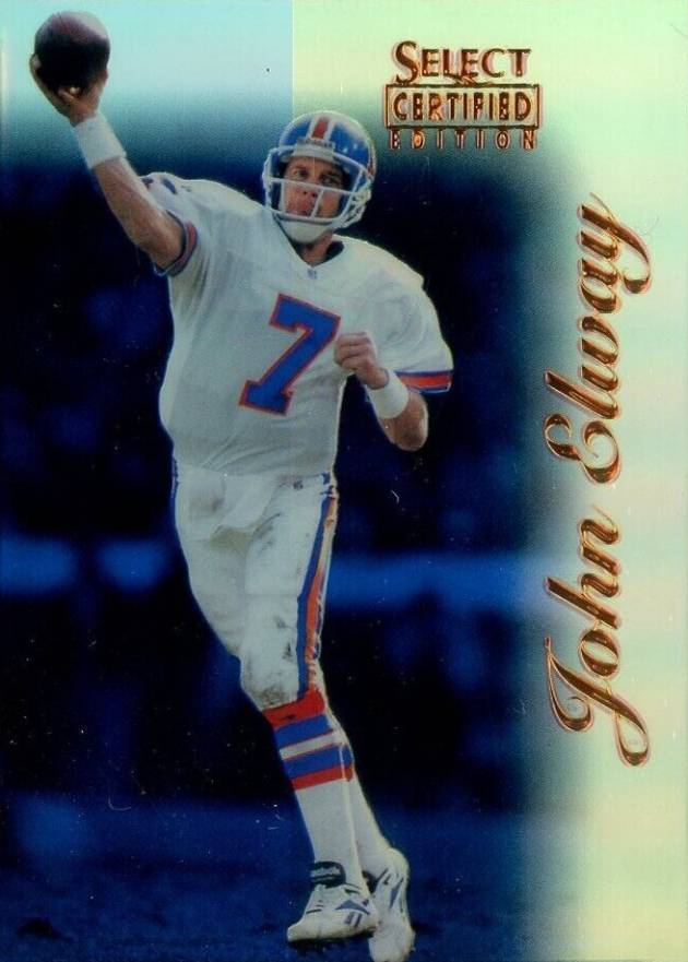 1996 Select Certified John Elway #69 Football Card