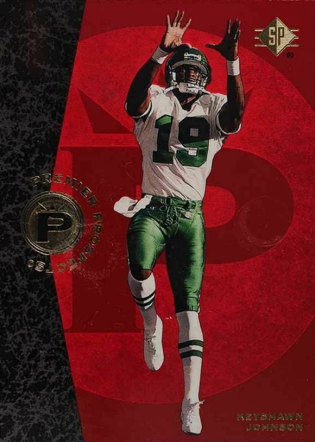 1996 SP Keyshawn Johnson #1 Football Card