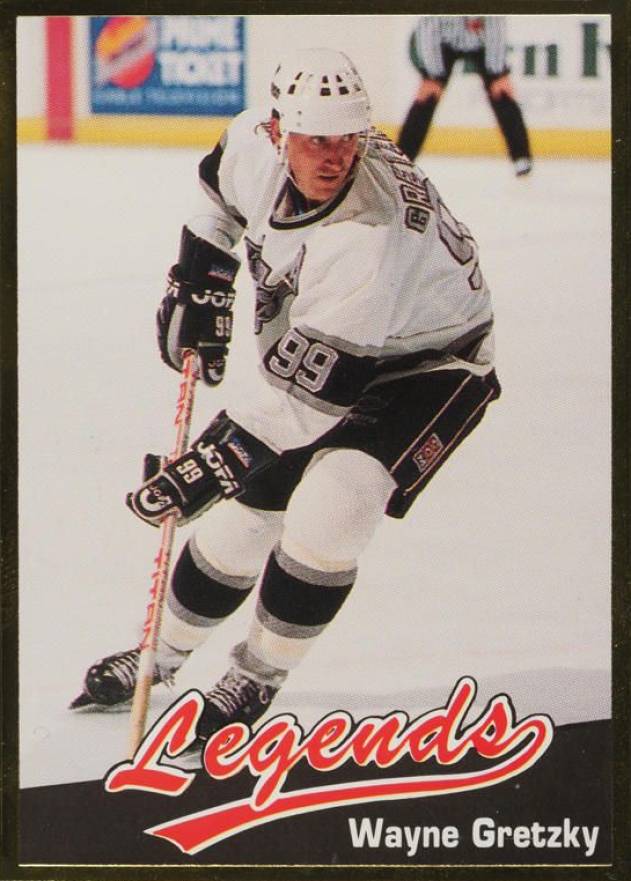 1990 Legends Magazine Insert-Hand Cut Wayne Gretzky #7 Hockey Card