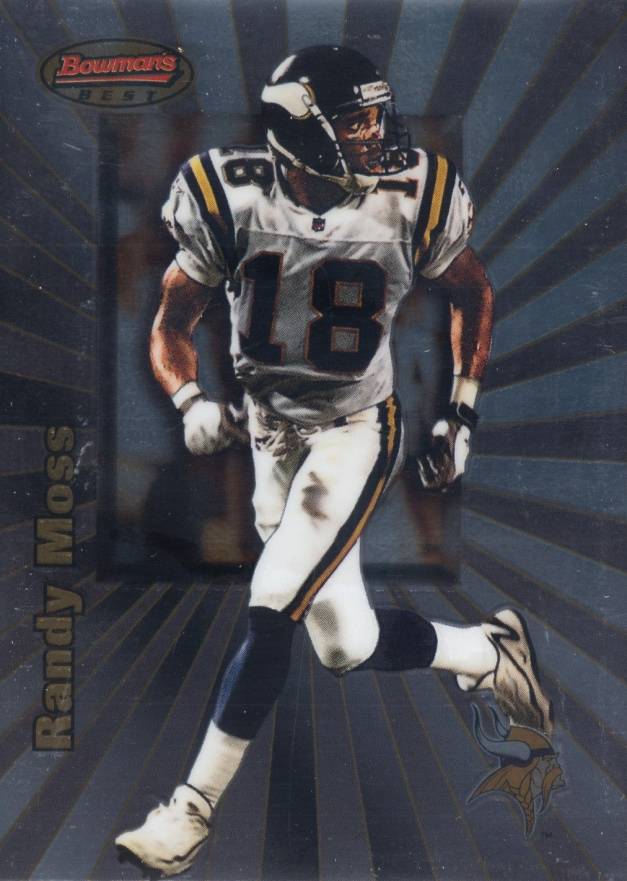 1998 Bowman's Best Randy Moss #109 Football Card