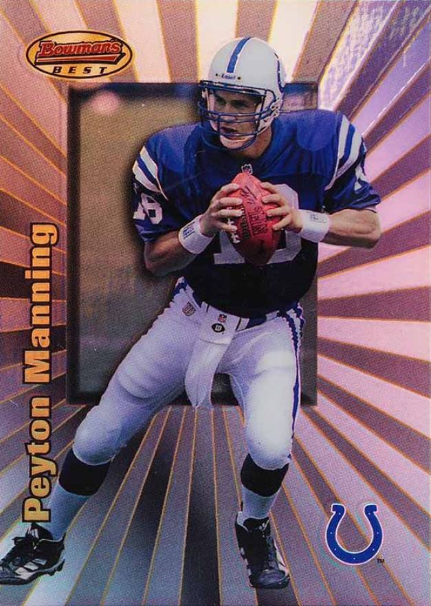 1998 Bowman's Best Peyton Manning #112 Football Card