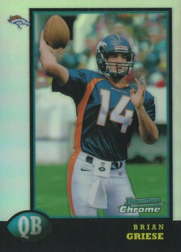 1998 Bowman Chrome Brian Griese #7 Football Card