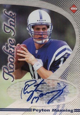 1998 Collector's Edge 1st Place Rookie Ink Peyton Manning # Football Card