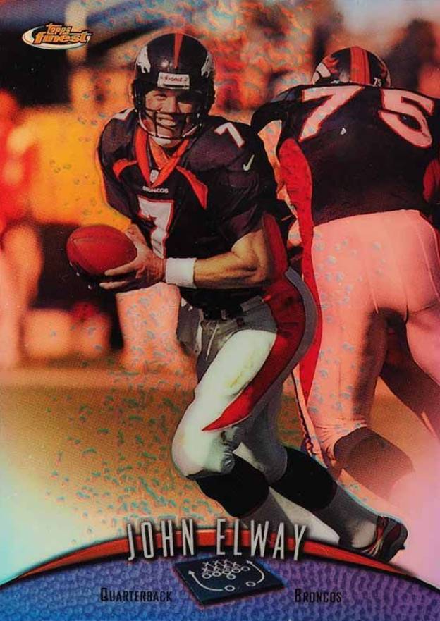 1998 Finest John Elway #1 Football Card