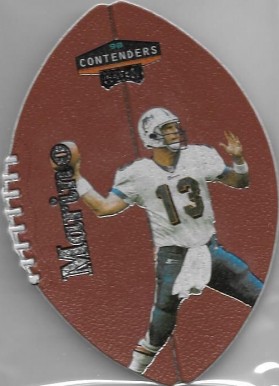 1998 Playoff Contenders Leather Dan Marino #48 Football Card