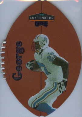 1998 Playoff Contenders Leather Eddie George #95 Football Card