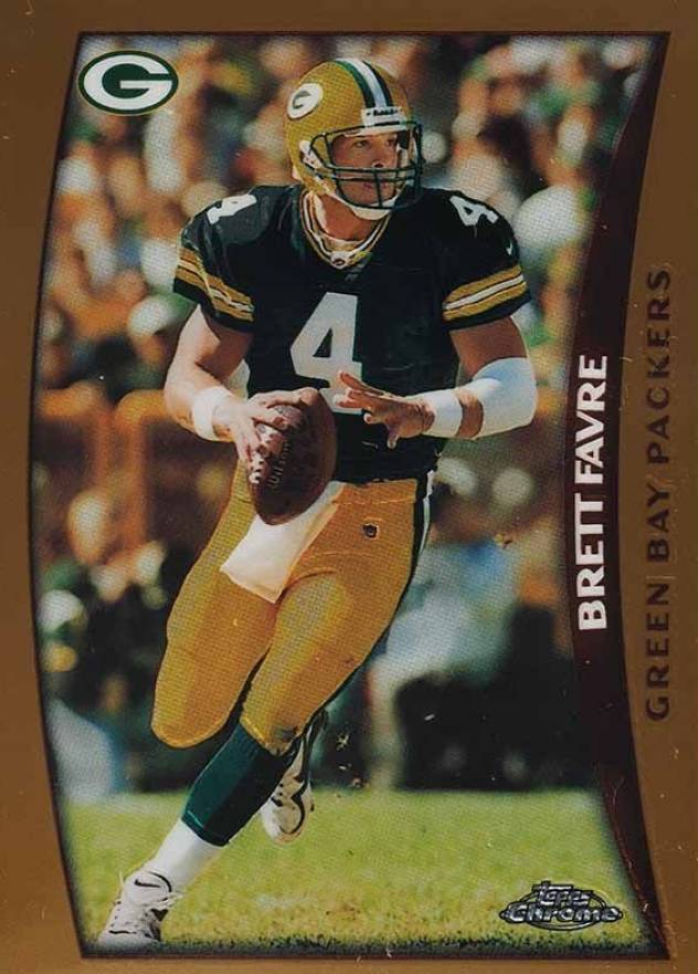 1998 Topps Chrome Brett Favre #113 Football Card